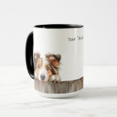 Mug Musique Shetland Sheepdog (Devant gauche)