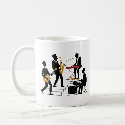 Mug Musique Silhouette (Gauche)