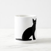 Mug Musique Silhouette de chat (Centre)