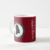 Mug Musique silhouette Robert Burns (Devant gauche)