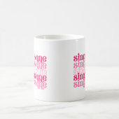 Mug Musique simple et grue (Centre)