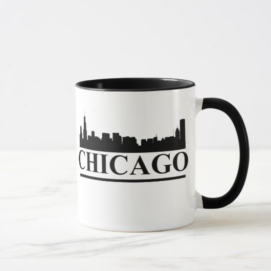 Mug Musique Skyline de Chicago (Droite)