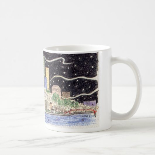 Mug Musique Snowy Skyline (Droite)