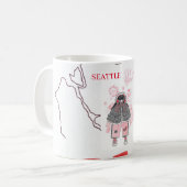 Mug Musique Souvenir de Seattle (Devant gauche)