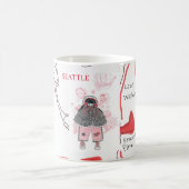 Mug Musique Souvenir de Seattle (Centre)