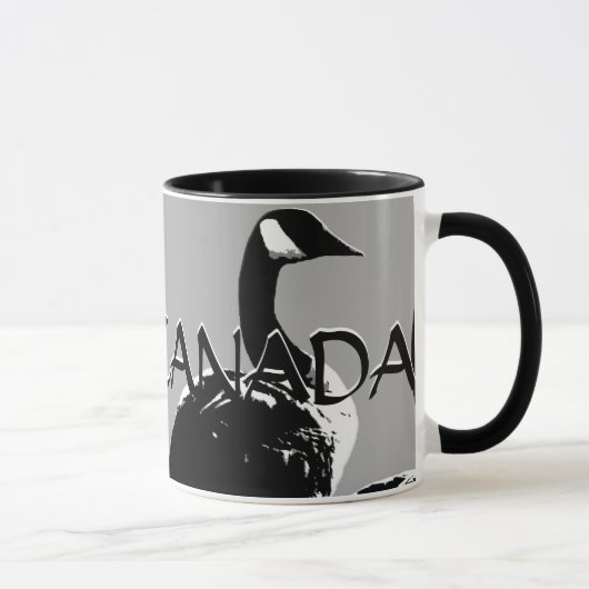 Mug Musique Souvenir du Canada Coupe canadienne d'oies (Droite)