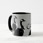 Mug Musique Souvenir du Canada Coupe canadienne d'oies (Devant gauche)