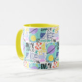 Mug Musique Space Cats (Devant gauche)