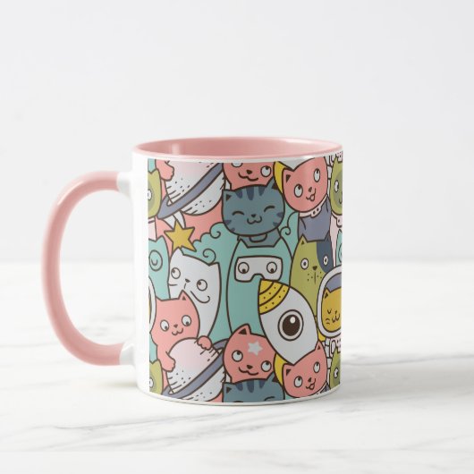 Mug Musique Space Cats (Gauche)