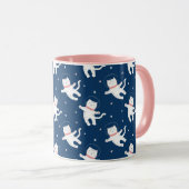 Mug Musique Space Cats (Devant droit)