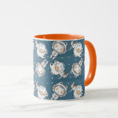 Mug Musique Space Cats (Devant droit)