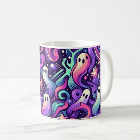 Mug Musique spatiale éffrayante (Devant droit)