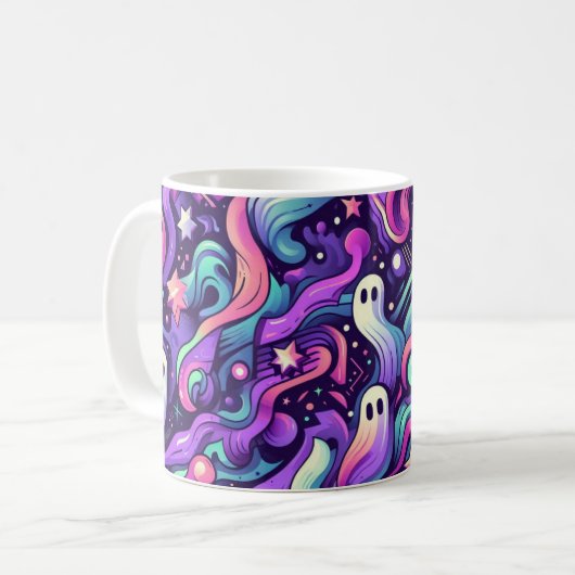 Mug Musique spatiale éffrayante (Devant gauche)