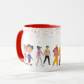 Mug Musique spéciale Valentine (Devant gauche)