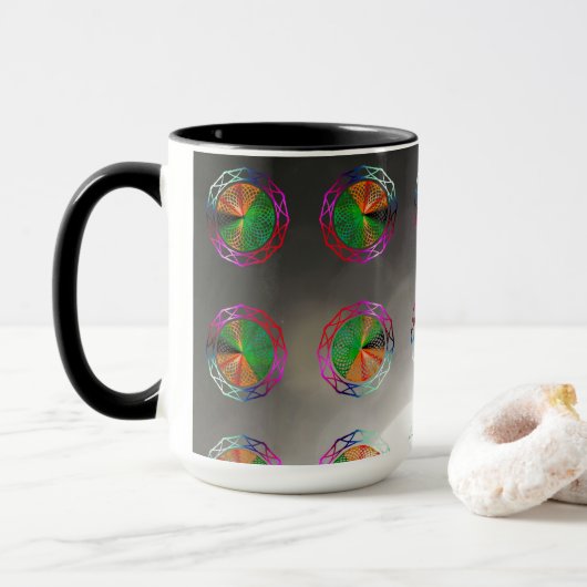 Mug Musique spirale #2 (Avec donut)