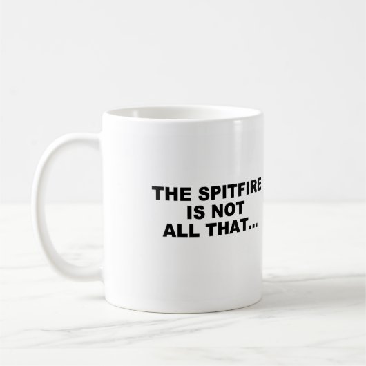 Mug Musique Spitfire (Gauche)