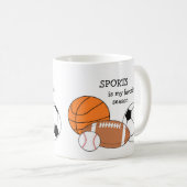 Mug Musique sportive (Devant droit)