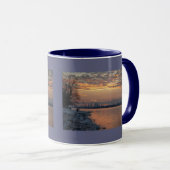 Mug Musique Sunset de la rivière Wintertime (Devant droit)