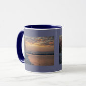 Mug Musique Sunset de la rivière Wintertime (Devant gauche)