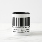 Mug Musique Super Agers BAR CODE (Centre)