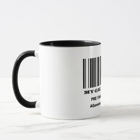 Mug Musique Super Agers BAR CODE (Gauche)