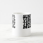 Mug Musique Techno d'été Vibes EDM Rave Plage (Centre)