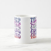 Mug Musique Techno Psychedelique Style Edm Dj Rave (Centre)