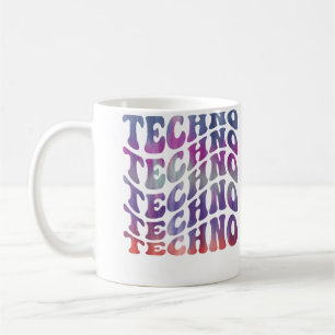 Mug Musique Techno Psychedelique Style Edm Dj Rave