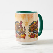 Mug Musique Thanksgiving (Devant droit)