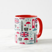 Mug Musique Thématique de Londres (Devant droit)