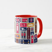 Mug Musique Thématique de Londres (Devant droit)