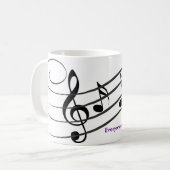 Mug musique therepy (Devant gauche)
