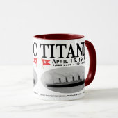 Mug Musique Titanic Ghost Ship (Devant droit)