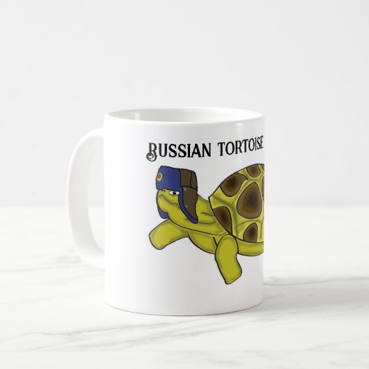 Mug Musique tortue russe (Devant gauche)