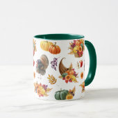 Mug Musique traditionnelle d'action de grâces (Devant droit)