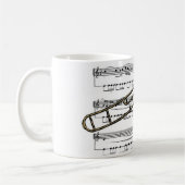 Mug Musique Trombone 14 B (Gauche)