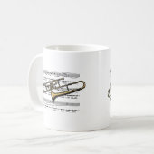Mug Musique Trombone 14 B (Devant gauche)