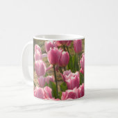 Mug Musique Tulipes roses (Devant gauche)