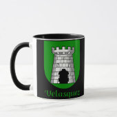 Mug Musique Velasquez Family Shield (Gauche)