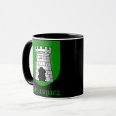 Mug Musique Velasquez Family Shield (Devant gauche)