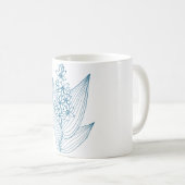 Mug Musique verte à faux Hellebore (Devant droit)