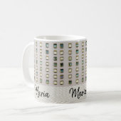 Mug Musique verte beige (Devant gauche)
