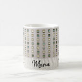Mug Musique verte beige (Centre)