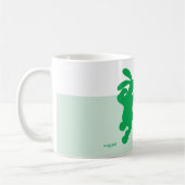 Mug Musique verte de lapin (Gauche)