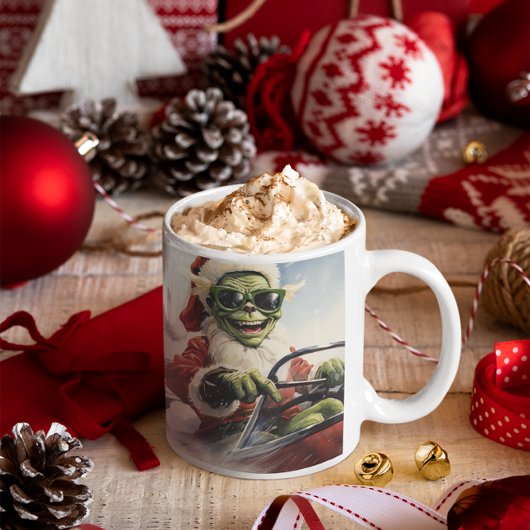 Mug Musique verte de Noël #2