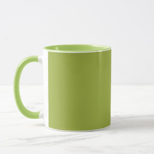 Mug Musique verte d'olive (Gauche)