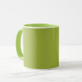 Mug Musique verte d'olive (Devant gauche)