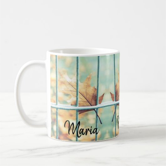 Mug Musique verte feuille (Gauche)