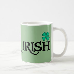Mug Musique verte irlandaise noire