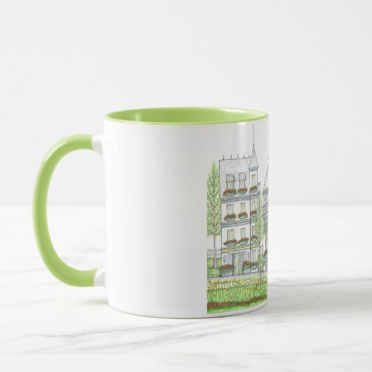 Mug Musique victorienne à deux tons (Gauche)